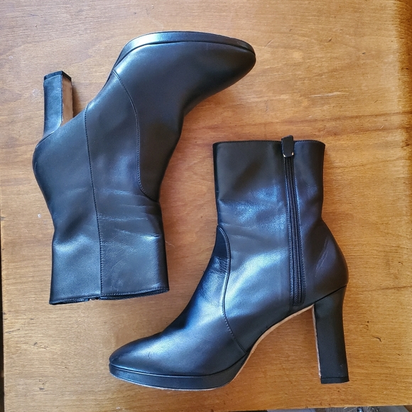 STUART WEITZMAN Rosalind 90 Leather Booties - Picture 7 of 16